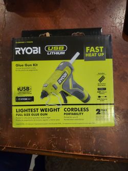 RYOBI Cordless glue gun (New)