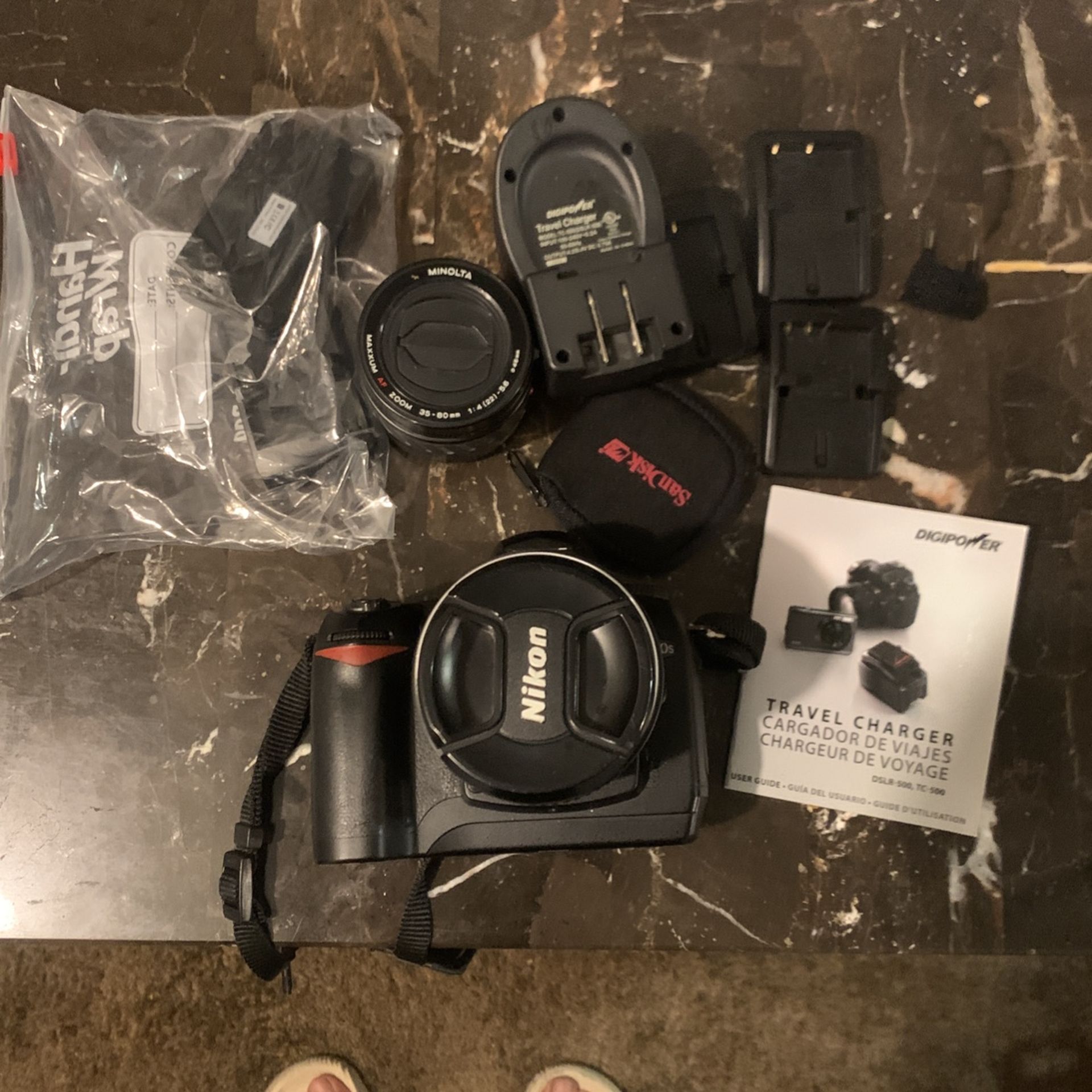 Nikon D70s And Attachments