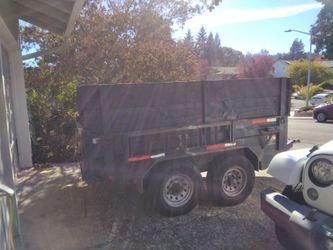 Dual Axle hydraulic Dump Trailer