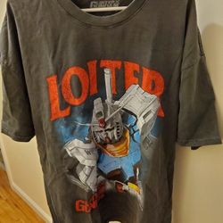 Men's XL Culture Kings Loiter Gundam Vintage Oversized Tee Shirt