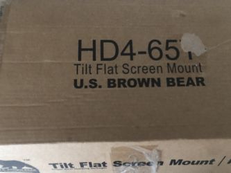 US Brown  Bear Tilt Flat Screen Mount 