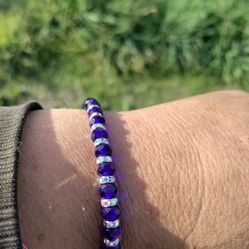 Handmade Glass Beaded Bracelet
