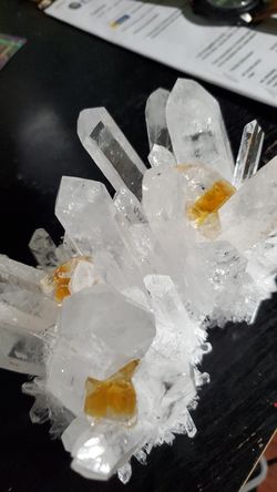 Yellow phantom quartz