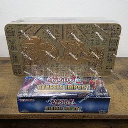 Yugioh Genesis Impact Booster Box & 2021 Mega Tin Sealed