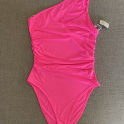 New Hot Pink  Body Suit Top Size XS