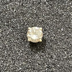Natural Diamond Stud Earring 0.30–0.40 Carat 14K Gold (Single)