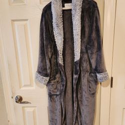 Womens Gray Robe
