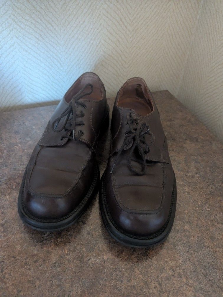 Bacco Bucci Men's Brown Leather Shoes Size 8