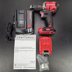 CRAFTSMAN V20 RP 20-volt Max 1/2-in Keyless Brushless Cordless Drill (2.0ah Battery & Charger & Soft Bag Included) 
