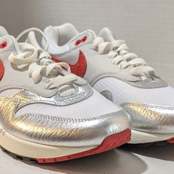 Nike Air Max 1 Premium Special Edition Hot Sauce Whte-Chile Red No Box