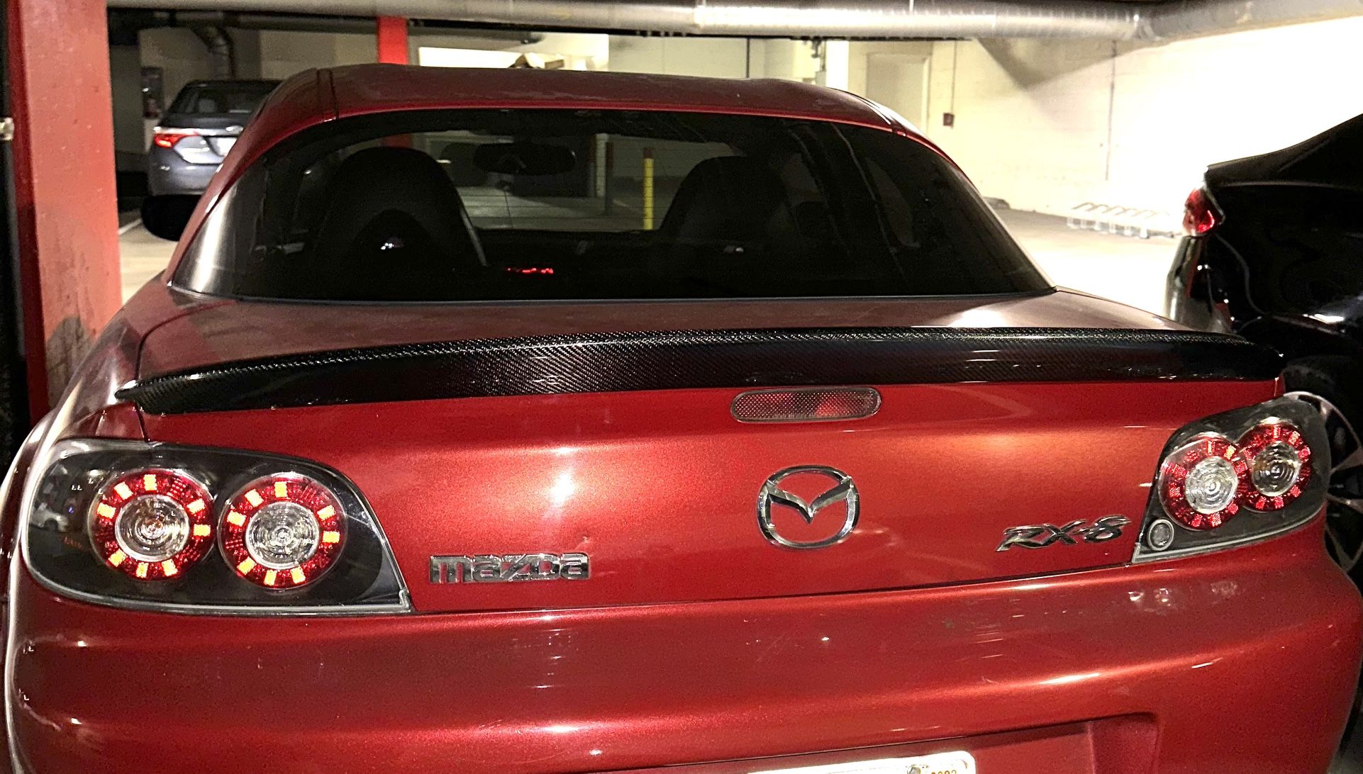 Mazda Rx8 Trunk Carbon Fiber Wing