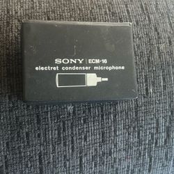 Sony ECM-16 Condenser Microphone