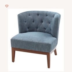 Pier 1 Imports Abbey Blue Fabric Accent Chair