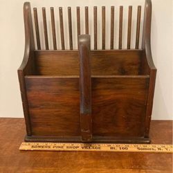 Large Vintage Wooden Cranberry Rake
