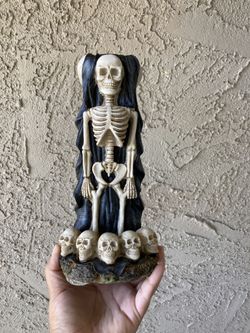 Skeleton Candle Holder