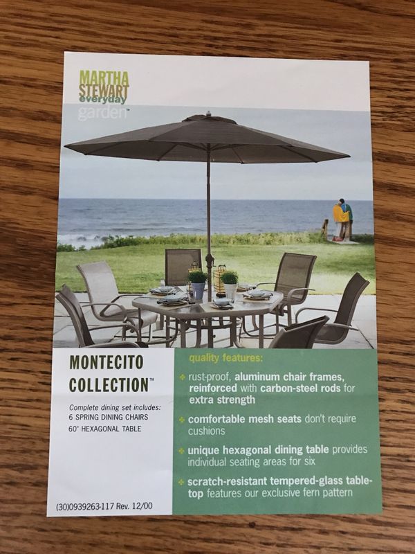 Martha Stewart Patio Furniture For In Kent Wa Offerup 250sold