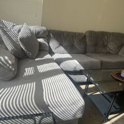 sectional couch & table set 