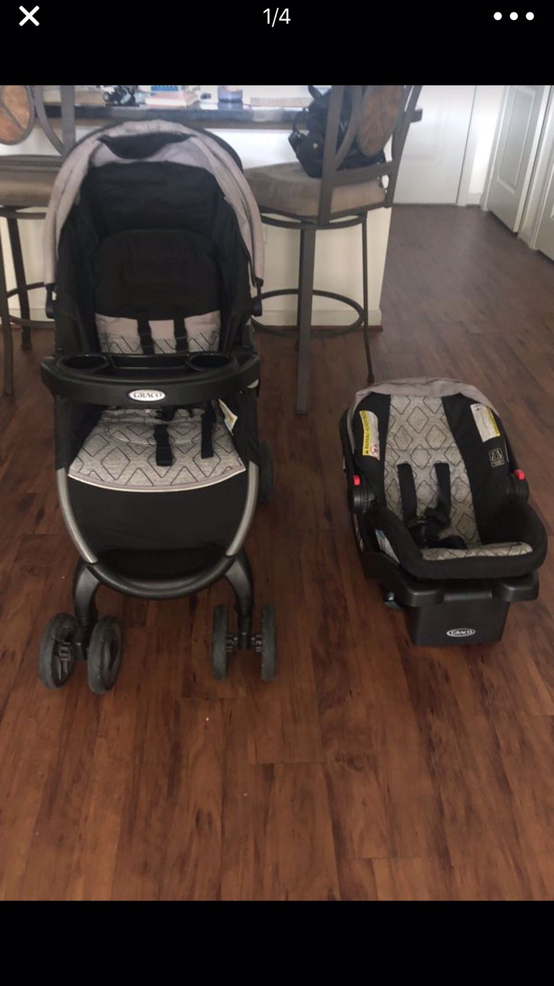 Stroller & Car Seat ($75)