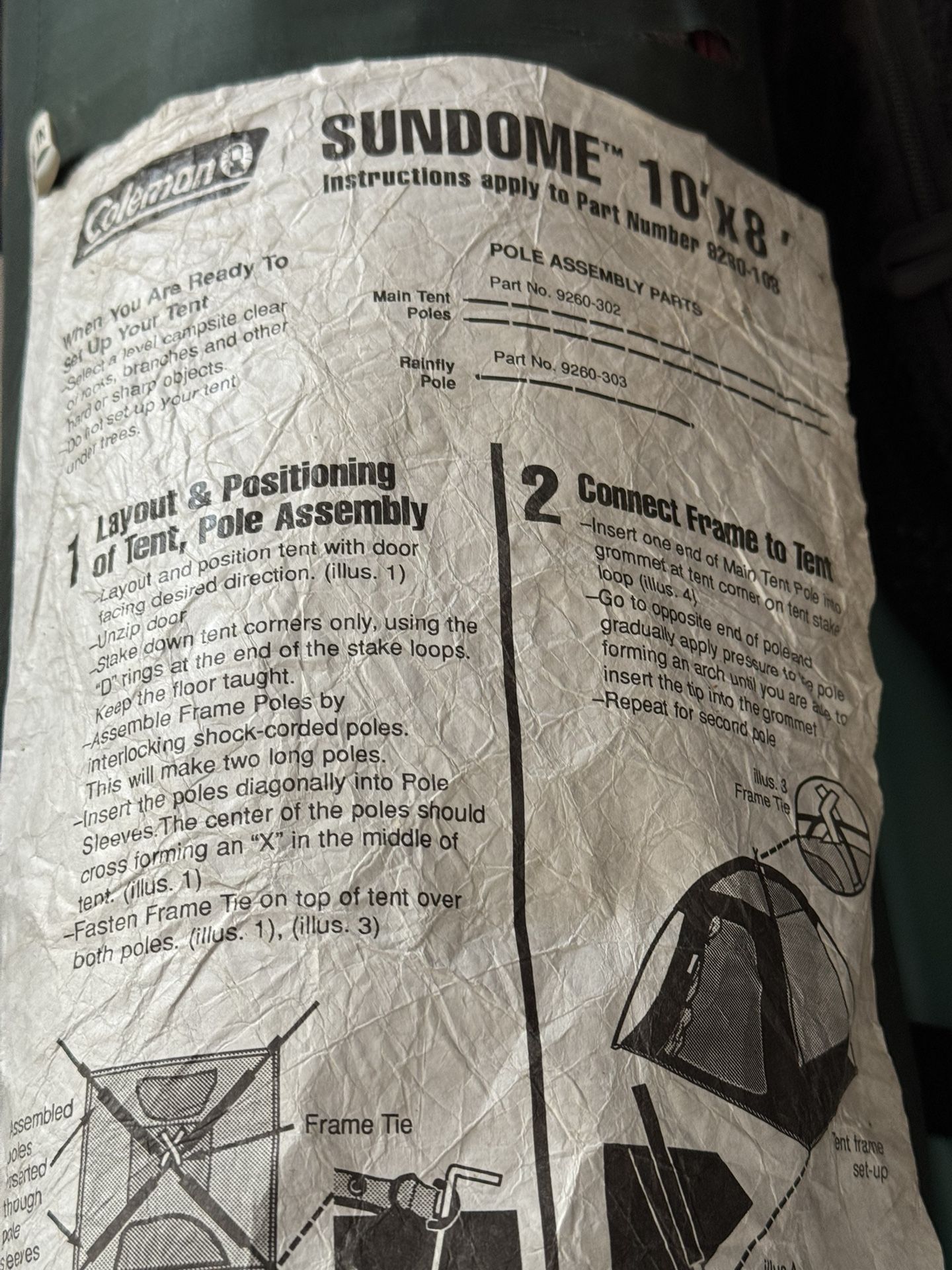 Coleman dome Tent