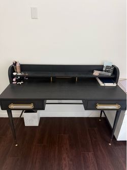 Anthropologie Odetta Desk - Indigo