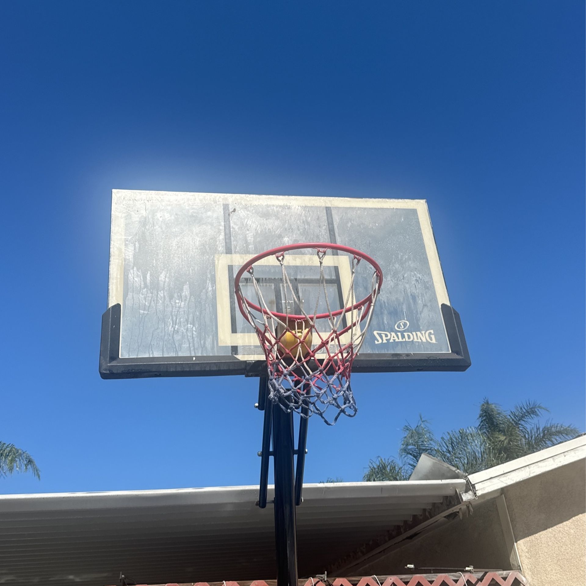 Adjustable Basketball Spalding Hoop