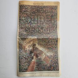 St. Louis Post-Dispatch Rams Preview 2000 Newspaper. Some discoloration on main page.