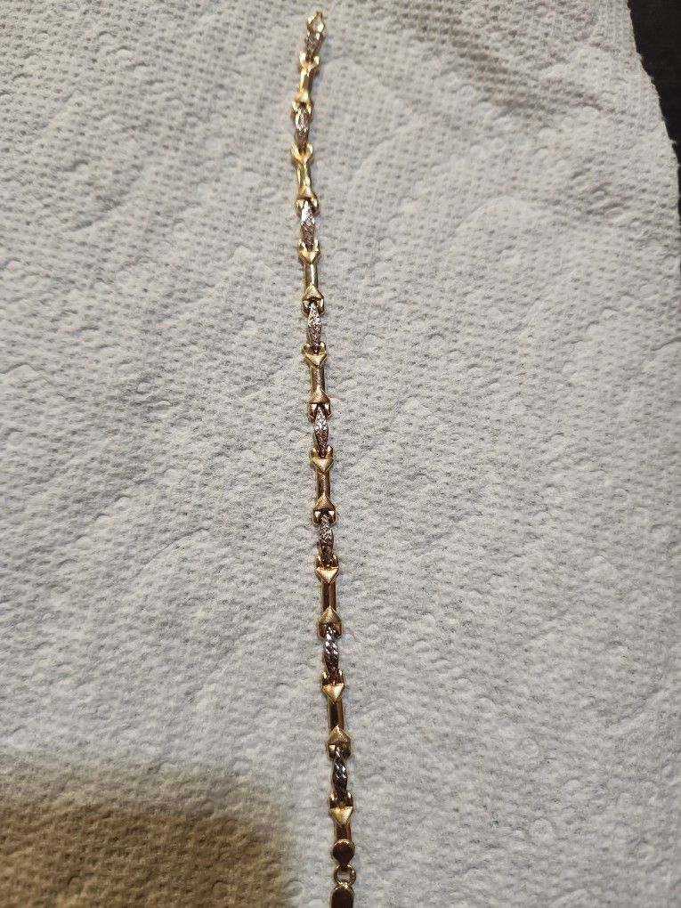 Hand Gold Bracelet 14k
