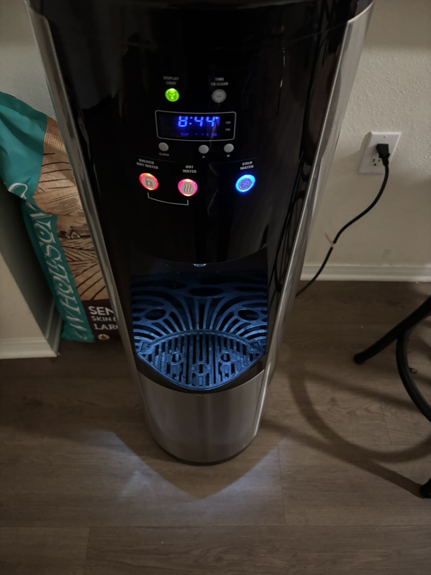 Allure stainless steel hot and cold water dispenser 