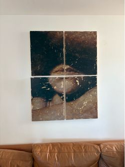 Large 4-Piece Canvas Wall Art – 37” x 47” – $200 OBO