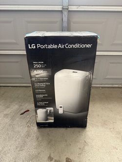 Portable AC unit, LG, 250sq ft cooling
