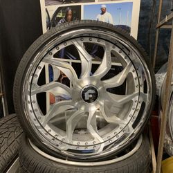 24 Forgiato Wheels Rims Tires Charger $4500