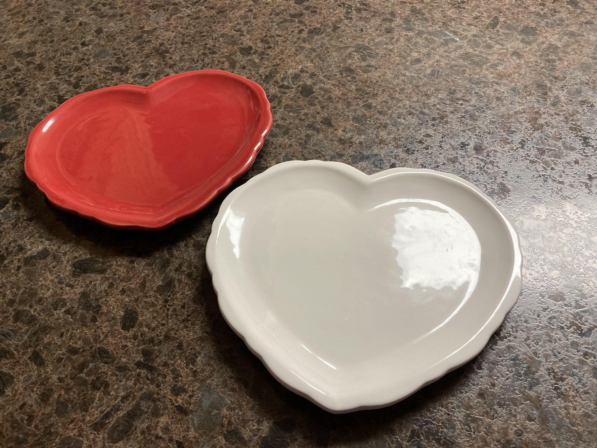 TAG Heart Shaped Plates