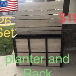 Wood Planter Box Garden Raised Herb Pots 