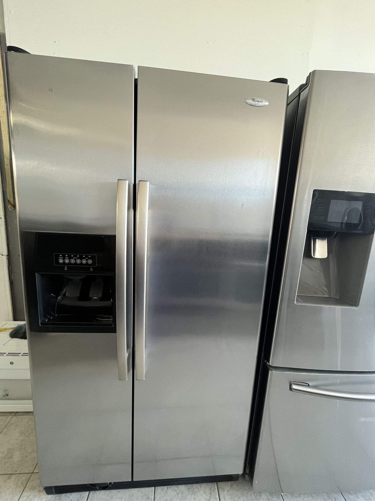 Refrigerator Whirlpool 36 Inch Stainless Steel