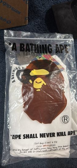 Bape pink x white