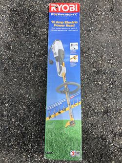 NEW! Ryobi 10 Amp Electric Power Head, Expand-It Attachment