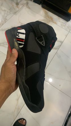 Air Jordan 8 Black Red Sneaker size 11,12,13