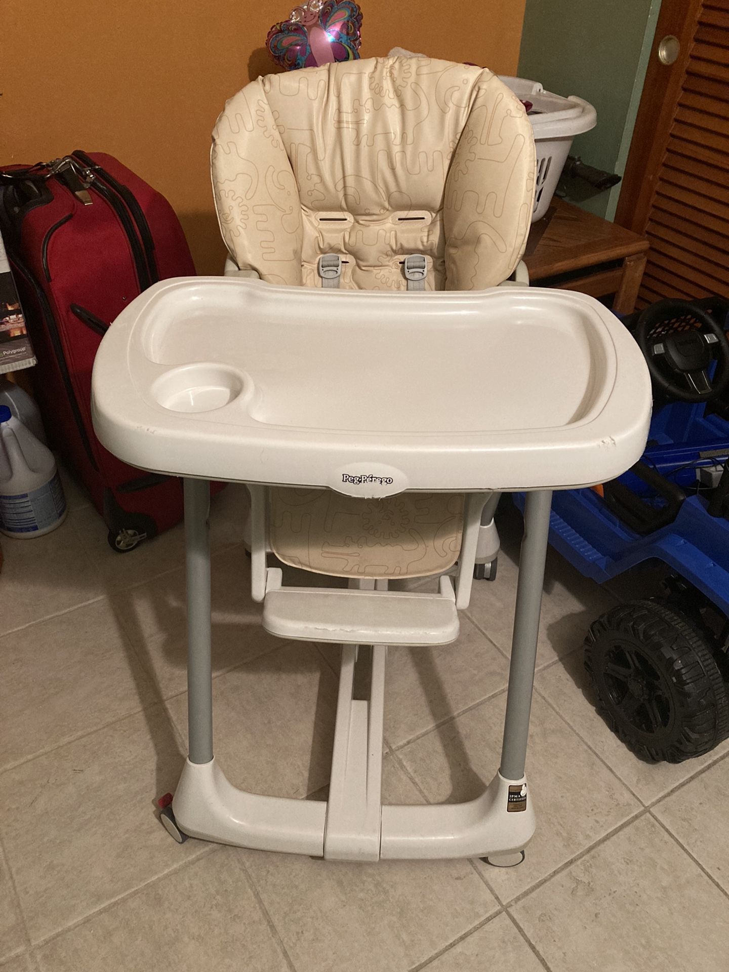 Peg Perego Prima Pappa Diner - Savana Beige Baby High Chair Made In Italy