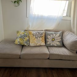 Light Grey Couch, Used 