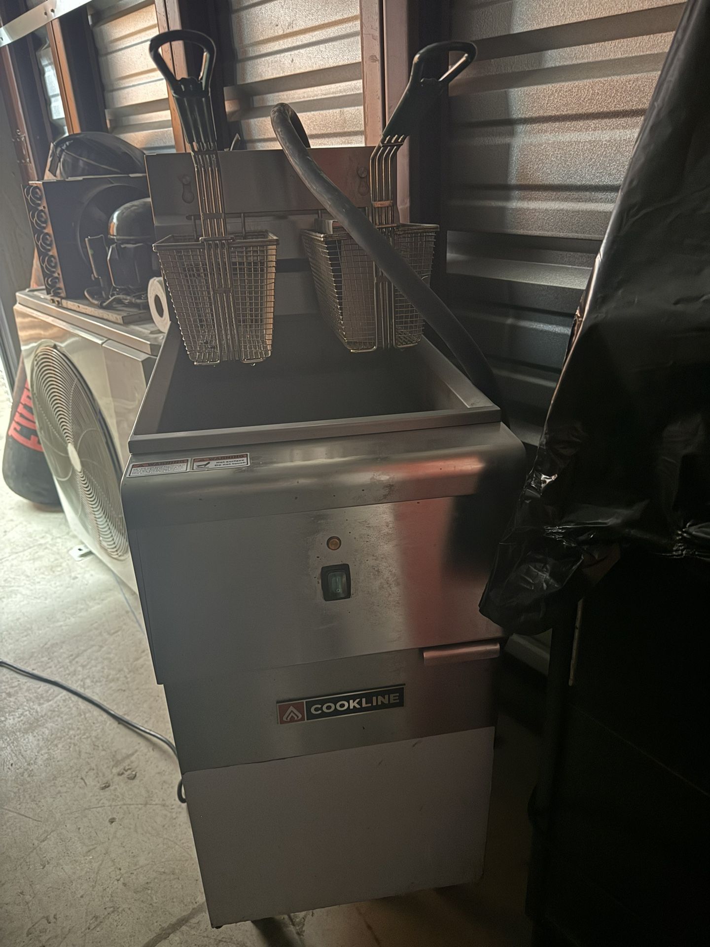 Cookline Commercial Dual Basket Deep Fryer