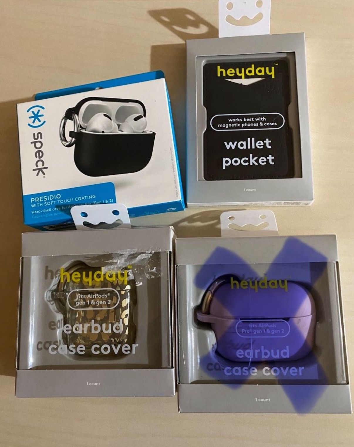 Bundle New In Box Apple AirPods Pro Case, Wallet Pocket