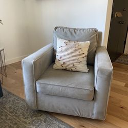 West elm Swivel/glider Chair- Henry