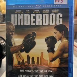 UNDERDOG - She Wasn’t Fighting To Win… Blu-ray + DVD Combo Pack NIP