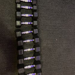 Sets of 5,8,10,12,15 lb Dumbbells 