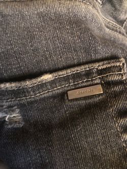 Amiri MX1 Leather Patch Jeans