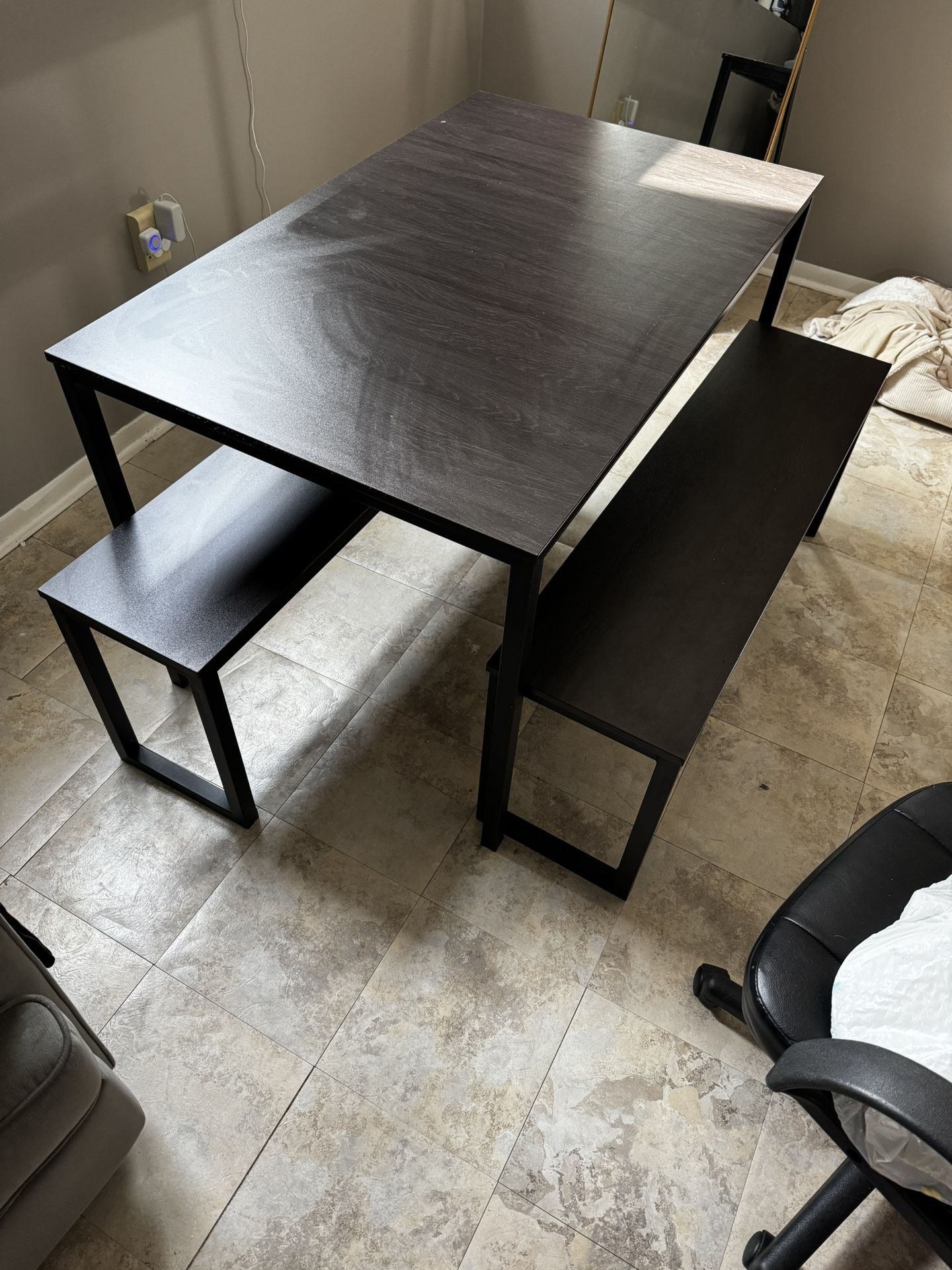 Table And 2 Benches