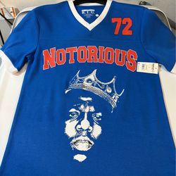 Notorious B.I.G. “Brooklyn 72” Mesh Jersey - Size Small - NWT