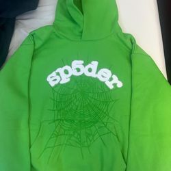 green sp5der hoodie 