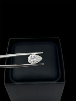 2.01 Carat Lab-grown Pear Shape Certified Diamond 