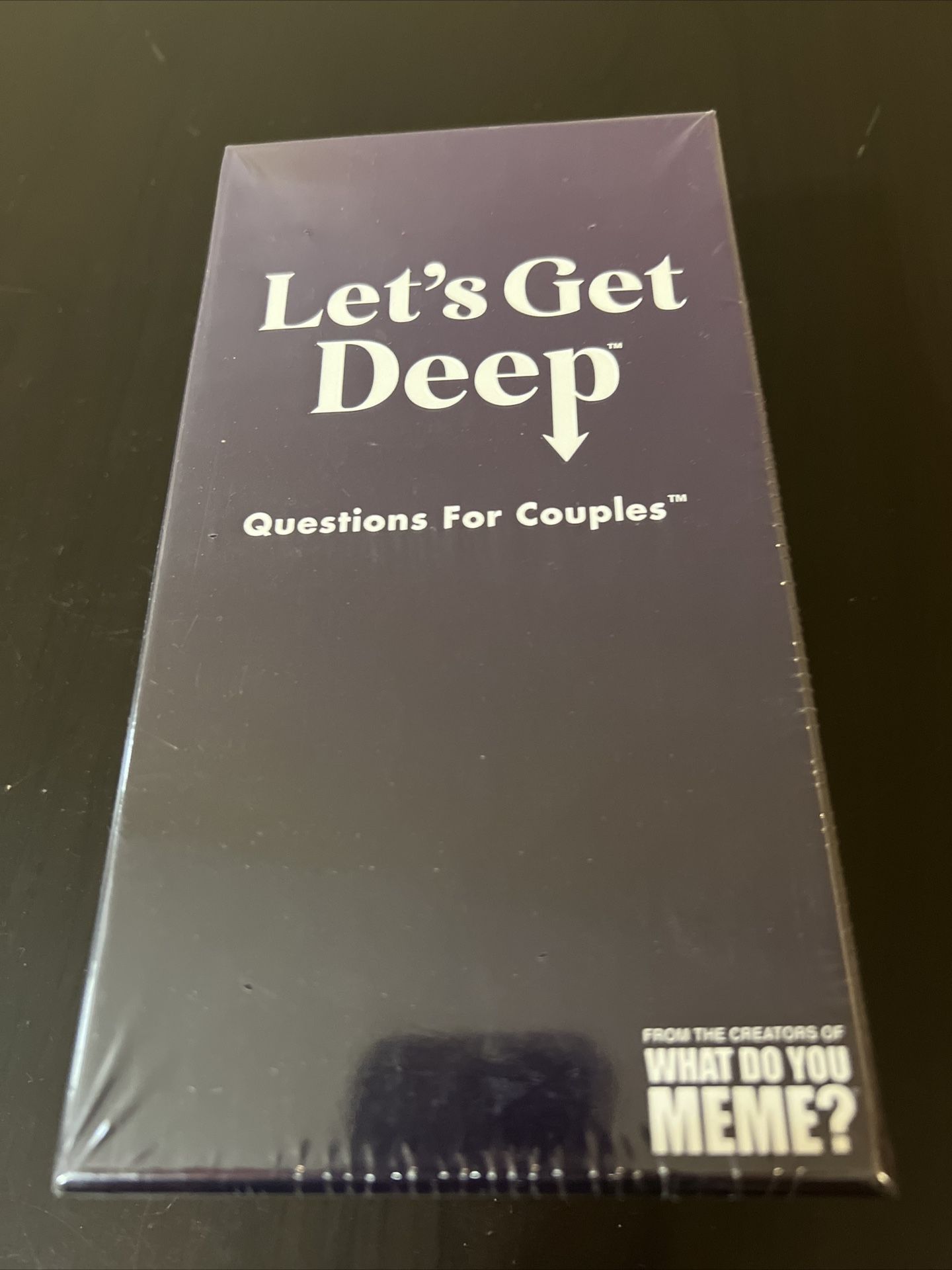 NEW Let's Get Deep - Questions For Couples Game 500 Cards (WHAT DO YOU MEME)